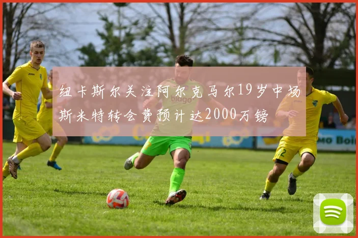 纽卡斯尔关注阿尔克马尔19岁中场斯米特转会费预计达2000万镑